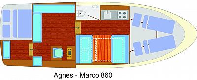 Marco Motoryachts 860 AK 'Agnes'